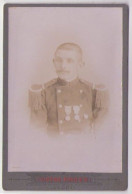 013 (Militaria) Photo Victor Pincon à Brest Sur Carton, Portrait De Soldat, 6ème Régiment Colonial - Brest