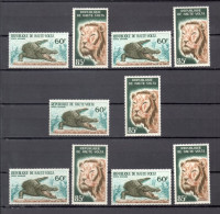 HAUTE VOLTA  PA  N° 25 + 26  CINQ EXEMPLAIRES  NEUFS SANS CHARNIERE  COTE  42.50€    ANIMAUX FAUNE - Opper-Volta (1958-1984)