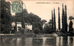 Quincieux Canton Neuville-sur-Saône Ile Beyne Rhône 69650 Cpa Voyagée En TB.Etat - Altri & Non Classificati