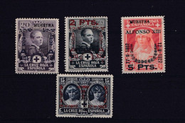 JOLI LOT DE TIMBRES NEUFS*  CROIX ROUGE DE 1927 SURCHARGES PLUS  MUESTRA. BELLE COTE TRES INTERESSANT - Ungebraucht