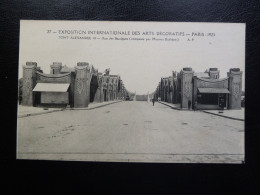 EXPOSITION INTERNATIONALE DES ARTS DECORATIFS PARIS 1925  Pont Alexandre III Rue Des Boutiques - Tentoonstellingen