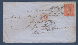 N° 25 Sur Lettre Pour La France - Lettres & Documents