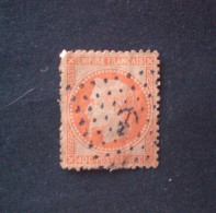 FRANCIA 1863 NAPOLEONE Lll LAURE 40 CENT ORANGE N. 31 (YVERT) OBLITERE ANCRE - 1863-1870 Napoléon III Lauré