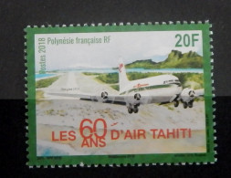 POLYNESIE FRANCAISE YT 1177 NEUF**MNH "LES 60 ANS D'AIR HAITI" ANNÉE 2018 - Unused Stamps