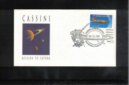 USA 1997 Space / Weltraum Space Probe CASSINI - Mission To Saturn Interesting Cover - USA