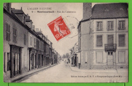 MONTMARAULT / RUE DU COMMERCE  / Carte  écrite En 1910 - Altri & Non Classificati