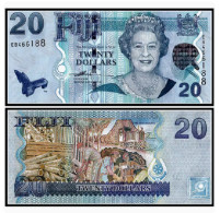 2007 Fiji 20 Dollars P 112 NEW UNC Banknotes - Figi