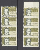 Yvert 1139 - L.J. Thenard  - 2 Blocs De 4 Timbres Neufs Sans Traces De Charnières - 1 Bloc Bord De Feuille   - - Unused Stamps