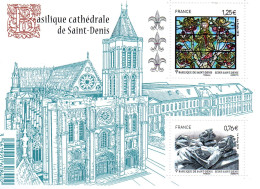 France.bloc Basilique Saint Denis.2015.neuf - Mint/Hinged