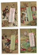 S 189, Liebig 12 Cards, Calendrier 1887 (ref B2) - Liebig