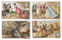 S 211, Liebig 6 Cards, Cendrillon (one Backside Has Some Damage) (ref B3) - Liebig