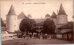 Quincié-en-Beaujolais Canton Beaujeu Château De Varennes Castle Rhône 69430 N°241 Dos Vert Cpa Ecrite Au Dos En B.Etat - Sonstige & Ohne Zuordnung