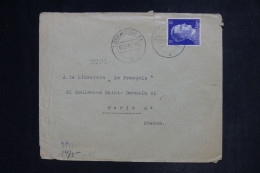 ALLEMAGNE - Enveloppe De Luxembourg Pour Paris En 1942 Avec Contrôle Postal - L 152838 - Occupazione 1938 – 45