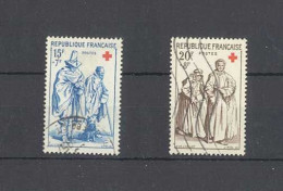 Yvert 1140-1141 - Croix Rouge   - 2 Timbres Oblitérés  - - Usati