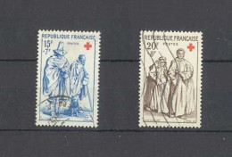 Yvert 1140-1141 - Croix Rouge   - 2 Timbres Oblitérés  - - Gebruikt