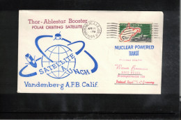 USA 1964 Space / Weltraum Launch Of Polar Orbiting Satellite THOR-ABLESTAR BOOSTER Interesting Cover - Estados Unidos