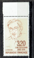 Centenaire De La Naissance De Jean Guehenno - Unused Stamps