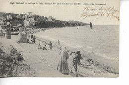 TREBOUL La Plage Des Sables Blancs Vue Prise De La Terrasse De L'hôtel - Tréboul