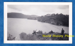 Photo Ancienne Snapshot - SAINT AIGNAN ( Morbihan ) - Lac Barrage De Guerlédan - Mur De Bretagne Cotes D' Armor - Places