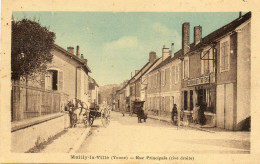 - MAILLY La VILLE (89) - La Rue Principale (animée, Attelage, Economiques Troyens, Tabac)  -27086- - Andere & Zonder Classificatie