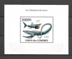 Comores 2009 Animals - The Monsters Of The Sea MS MNH - Otros & Sin Clasificación