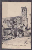 CPA Soissons Dpt 02 Guerre 14/18 La Cathédrale Et La Rue De La Buerie Réf 1081 - War 1914-18