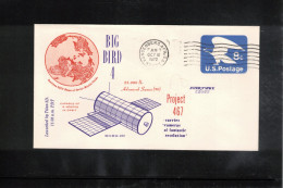 USA 1972 Space / Weltraum Satellite BIG BIRD 4 Interesting Cover - United States