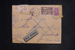 FRANCE - Cachet " Refusé Par Censure " Sur Enveloppe En Recommandé De  Paris Pour Barcelone En 1936 - L 152841 - 1921-1960: Période Moderne