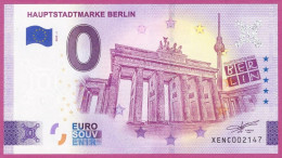 0-Euro XENC 01 2022 /1 HAUPTSTADTMARKE BERLIN - Essais Privés / Non-officiels