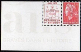 1 TIMBRE ISSU LIVRET 50 ANS DE L'IMPRIMERIE « GRAVÉS DANS L’ HISTOIRE » MARIANNE DE CHEFFER - Unused Stamps