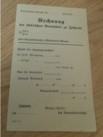 Altes Dokument Gasanstalt Jöhstadt , 1924 , Sparkasse , Bank !!! - Documents Historiques