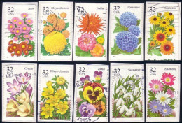 A04 -616 USA Etats-unis Fleurs Flowers Blumen Stamp Collection Timbres - Andere-Europa