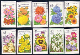 A04 -612 USA Etats-unis Fleurs Flowers Blumen Stamp Collection Timbres - Autres - Europe