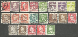 A04 -78 Danemark 21 Different Stamp Collection Timbres - Andere-Europa
