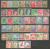 A04 -69 Germany Reich Hitler Bundes 44 Different Stamp Collection Timbres - Altri - Europa