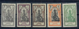 ETABLISSEMENTS FRANCAIS DANS L'INDE 1929 ALCUNI VALORI DEL PERIODO   MNH/** - Unused Stamps
