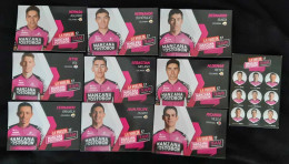 Cyclisme , RARE - Manzana Postobon Serie LA VUELTA Team 2017 Complete - Cyclisme
