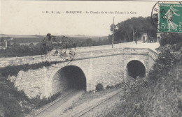 CPA (62)  MARQUISE Le Chemin De Fer Des Usines A La Gare - Marquise