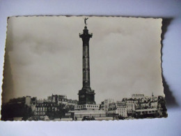 PARIS - Place De La Bastille - Colonne De Juillet ( 1831 - 1840 ) - Squares