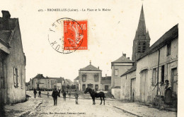 45 :   Bromeilles : La Place De La Mairie     ///  Ref. Mai 24 ///  N° BO - Andere & Zonder Classificatie