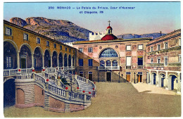 MONACO - Le Palais Du Prince, Cour D'Honneur Et Chapelle - Prince's Palace