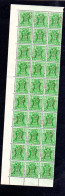 INDIA -  1971 REFUGEES RELIEF 5P GREEN   FOLDED BLOCK OF50  MINT NEVER HINGED - Nuevos