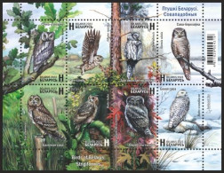 BELARUS 2023.Birds.Owls.MS.MNH - Hiboux & Chouettes