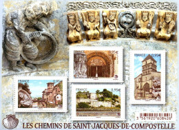 France.chemins De Compostelle.2015.neuf - Sonstige & Ohne Zuordnung