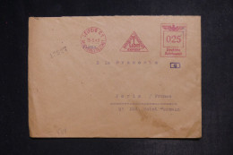 ALLEMAGNE - Enveloppe Commerciale De Leipzig Pour Paris En 1943, Affranchissement Mécanique - L 152846 - Covers & Documents