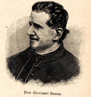 Ritratto Di Don Giovanni Bosco - Stampa Epoca - 1924 Vintage Print  - Prints & Engravings