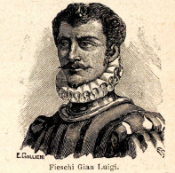 Ritratto Di Gian Luigi Fieschi - Stampa Epoca - 1926 Vintage Print - Prints & Engravings
