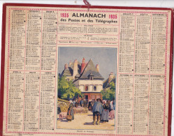 ALMANACH  DES POSTES Et Des TELEGRAPHES   1935,,,, MARCHE En BRETAGNE,,,,REGION  GERS ,,, - Tamaño Grande : 1921-40