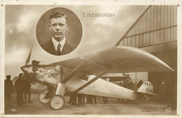 - Thèmes Div -ref-V V947- Aviation - Aviateur Lindbergh - Aviateur - Avion Spirit Of St Louis - - Aviateurs