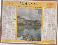 ALMANACH   PTT    1952  INCOMPLET  DORDOGNE - Tamaño Pequeño : 1941-60